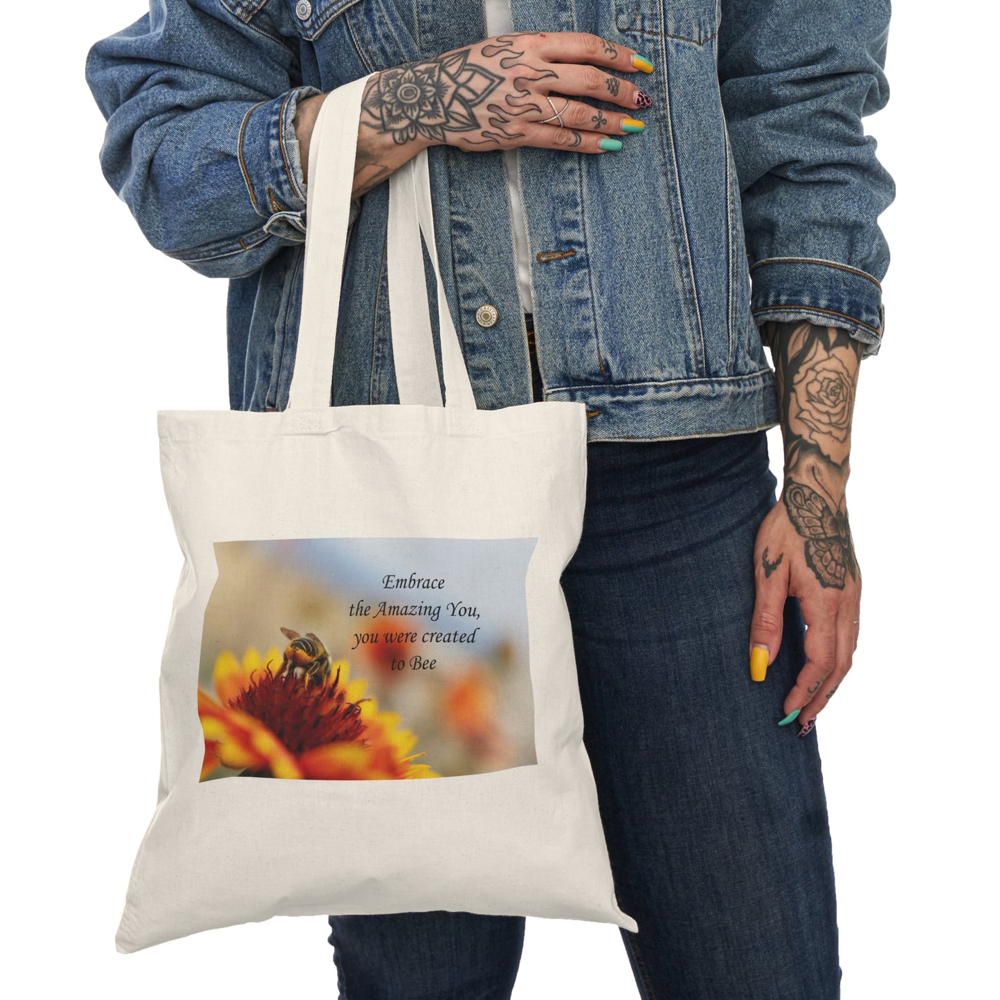 Inspirational Floral Tote Bag - Embrace the Amazing You, Eco-Friendly Shopping, Gift for Nature Lovers, Motivational Bag, Reusable [...]