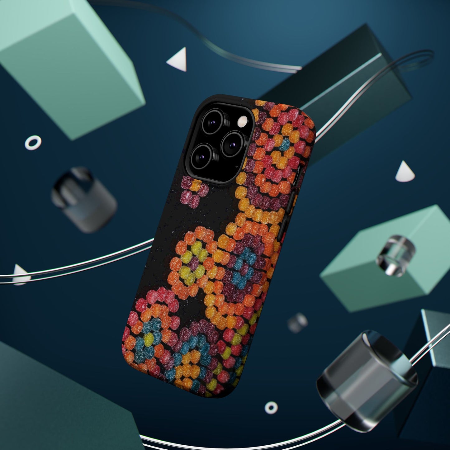 Colorful Candy Pattern Magnetic Impact Phone Case